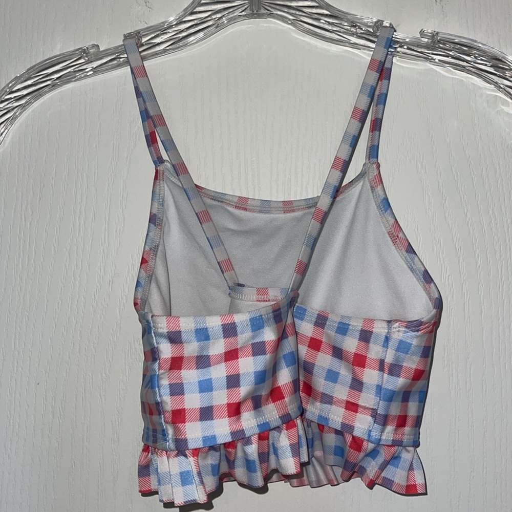 Plaid Ruffle Bikini Set - Picture 4 of 7